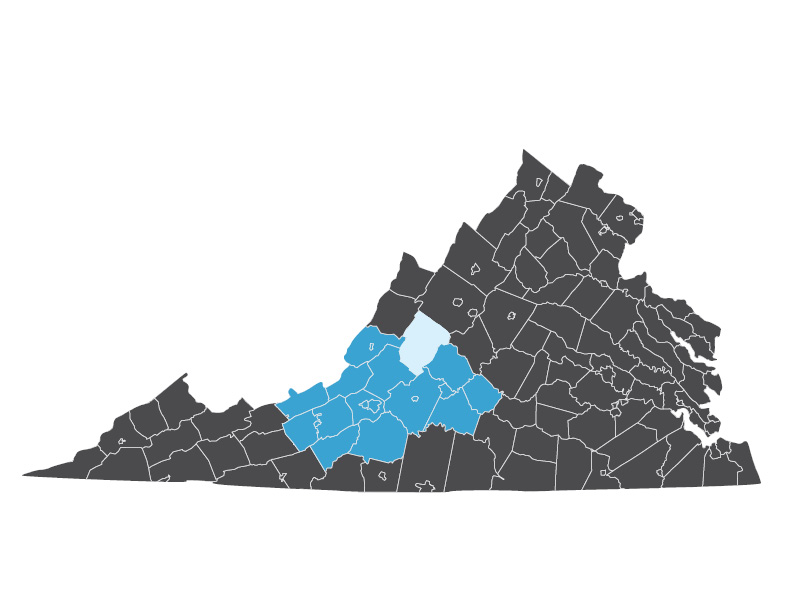 Go VA Region 2 map